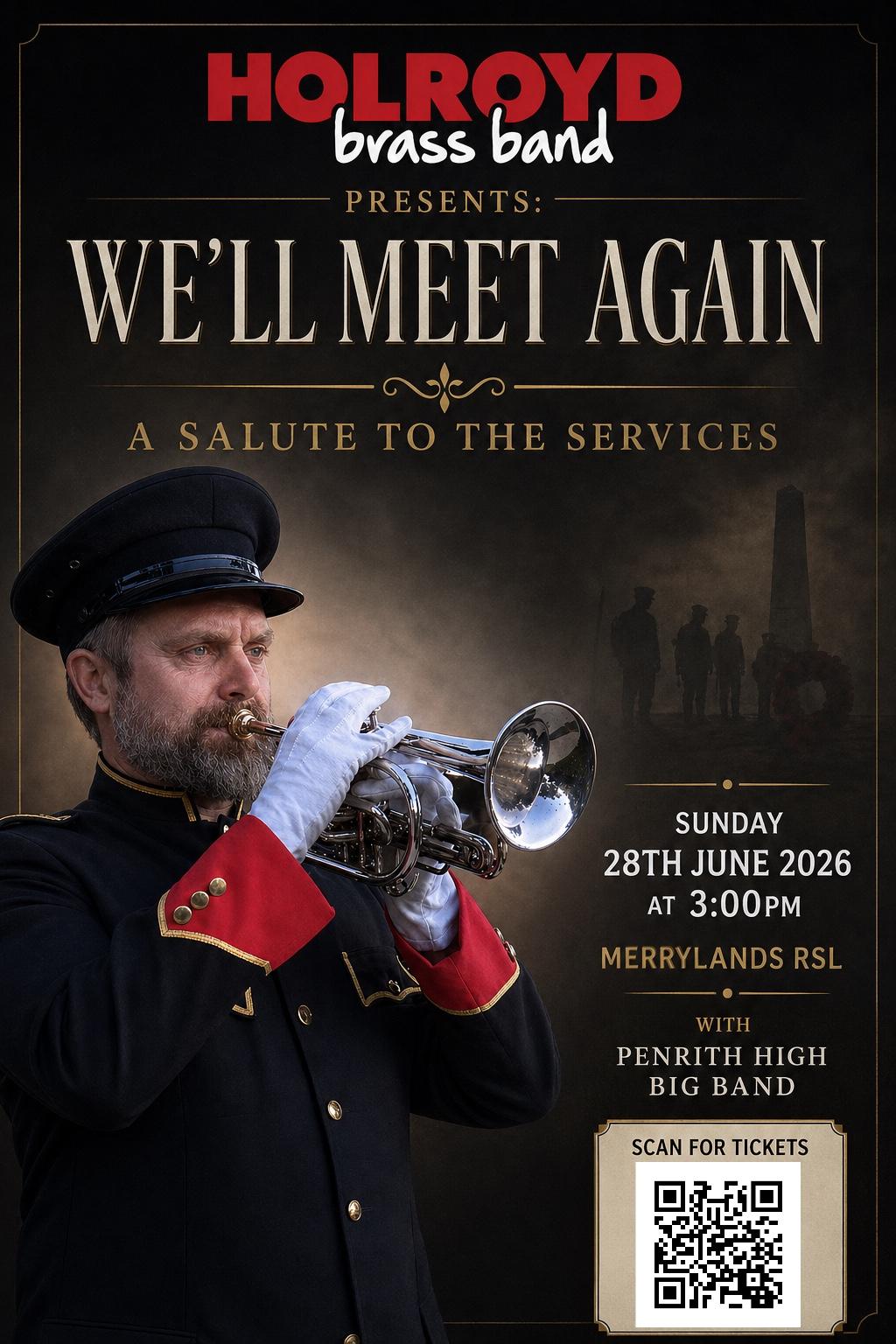 We'll Meet Again - Concert Flyer